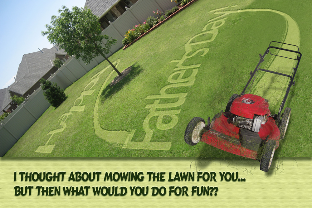 Father's Day Lawnmower